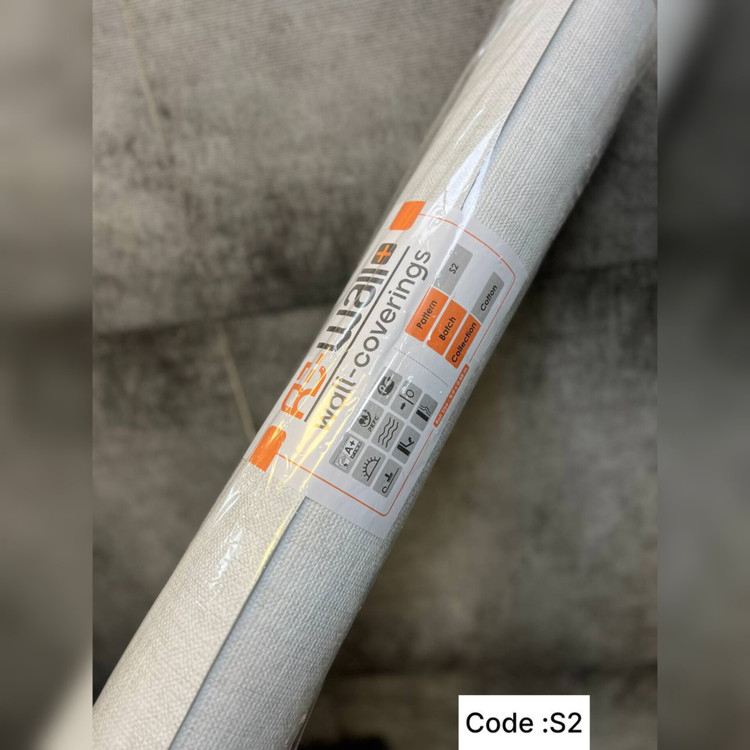 دیوار پوش رولی ریوال پلاس کد S2 ابعاد 68cmدر3متر (پس کرایه)