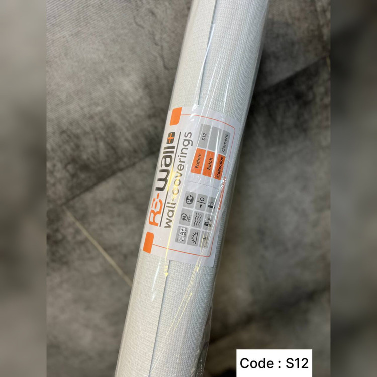 دیوارپوش رولی ریوال پلاس کد C12 ابعاد 68cmدر3متر (پسکرایه)