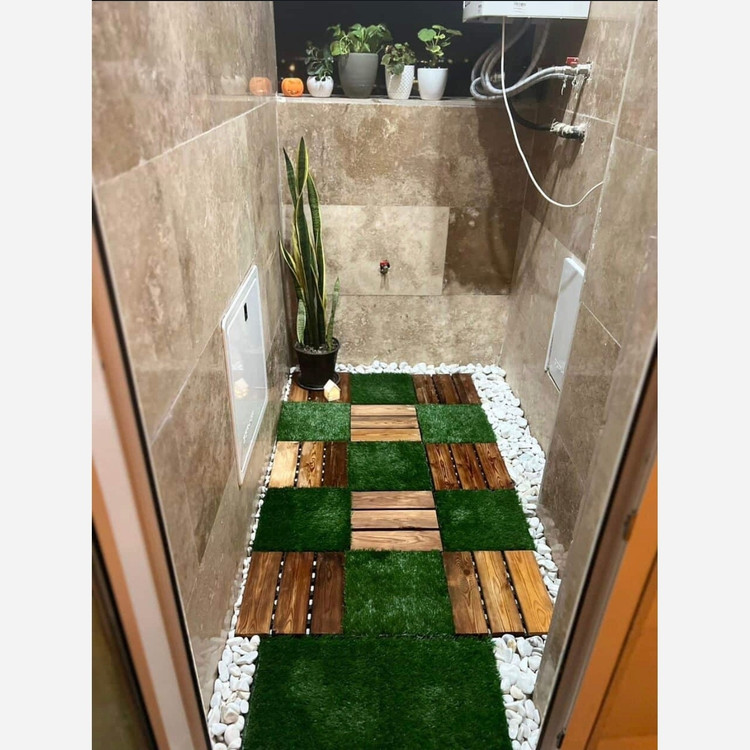 تایل چمن 12 میل ابعاد 30در30 cm،کاملآ ضد آب و قابل حمل و نصب در هر محیط (پس کرایه)