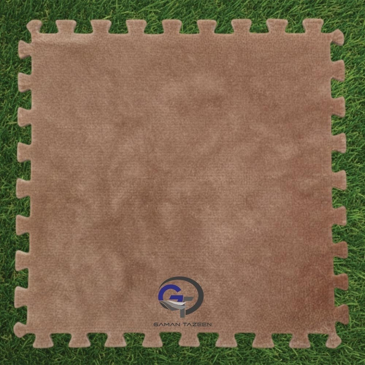 کفپوش تایل موکتی ابعاد46در46 cm، (پازلی)ضربه گیر مسکونی (پس کرایه)