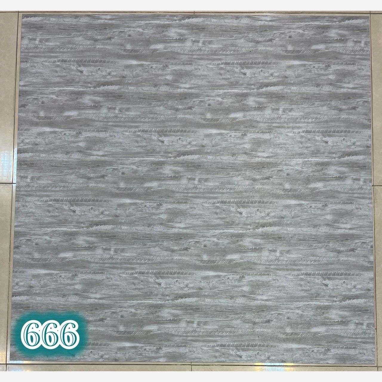 کفپوش PVC پرتردد کد 666 طرح ماربل ابعاد120در120 cm، ضخامت 2 میل (نصب با چسب جداگانه)(پس کرایه)