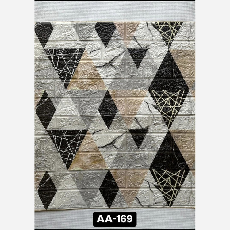 دیوارپوش فومی پشت چسبدار وارداتی کد AA-169 ابعاد 70در70 cm ضخامت 5میل (پس کرایه)