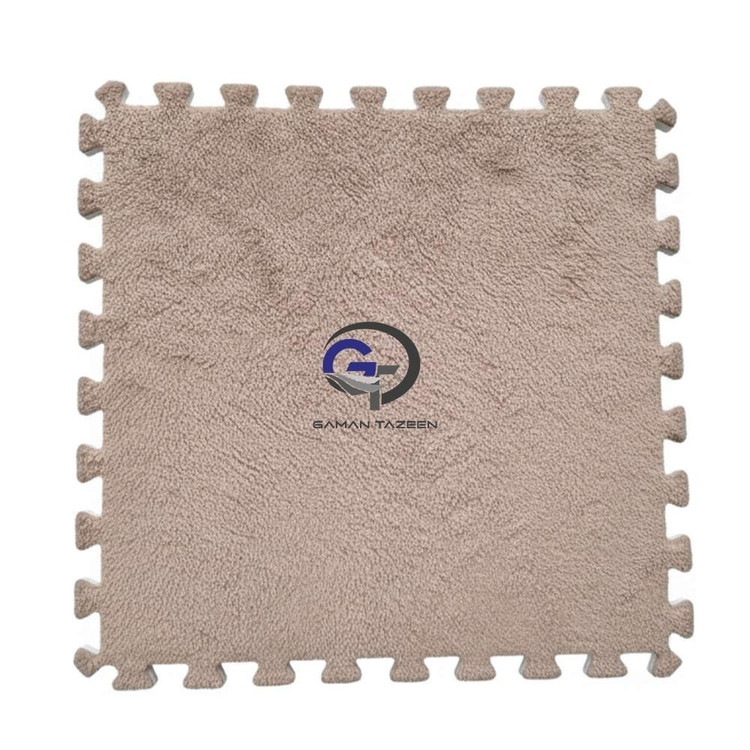 کفپوش تایل موکتی اتاق کودک،ابعاد 28در28 cm،(پازلی)ضربه گیر (پس کرایه)