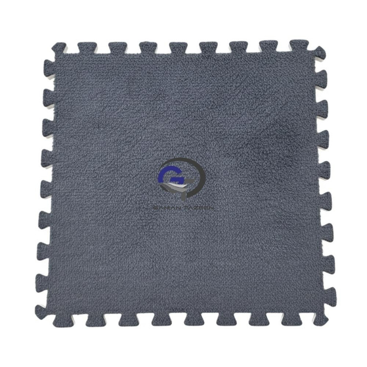 کفپوش تایل موکتی اتاق کودک،ابعاد 28در28 cm،(پازلی)ضربه گیر (پس کرایه)