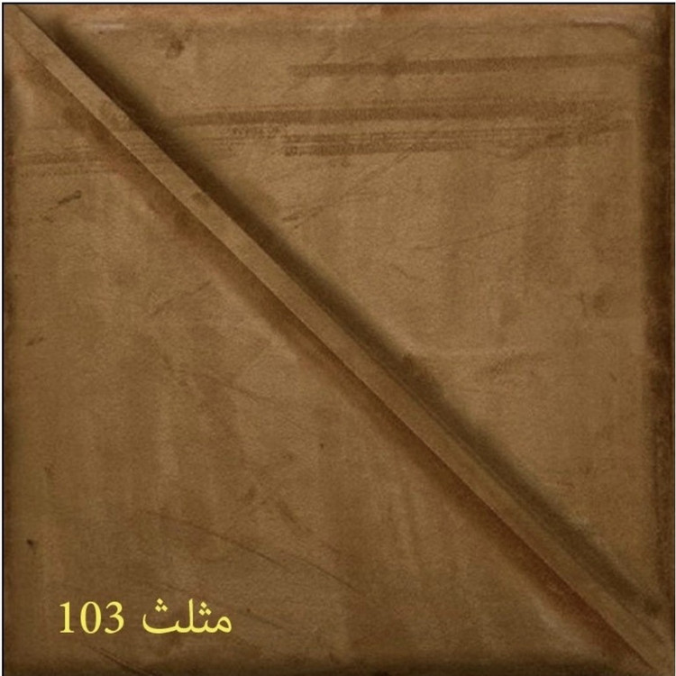 دیوارپوش لمسه مخملی پشت چسبدار مدل مثلث ابعاد 47در47 cm ضخامت 20میل،16رنگ (پس کرایه)