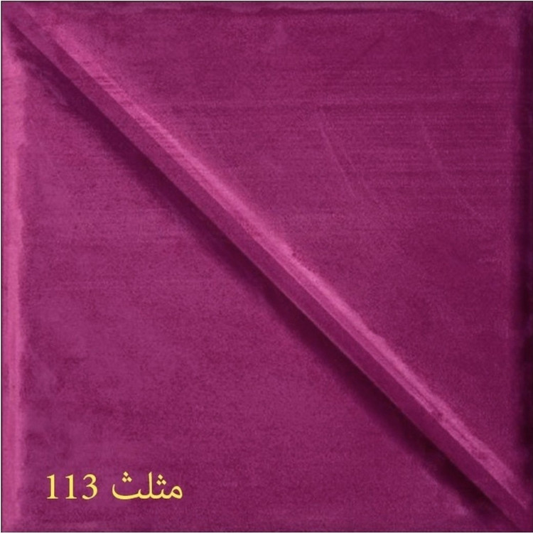 دیوارپوش لمسه مخملی پشت چسبدار مدل مثلث ابعاد 47در47 cm ضخامت 20میل،16رنگ (پس کرایه)