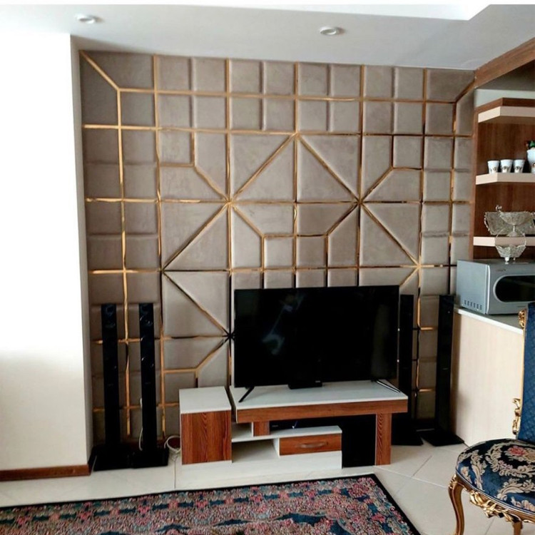 دیوارپوش لمسه مخملی پشت چسبدار مربع ابعاد 47در47 cm ضخامت 20میل،16رنگ ( پس کرایه)