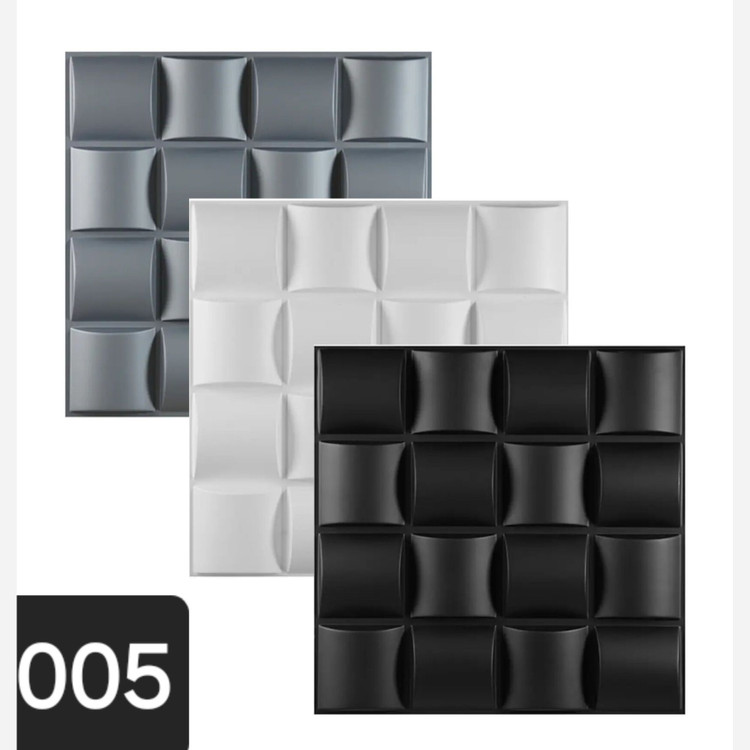 دیوارپوش پلیمری 3d (کد 005) حریر مشبک ابعاد 50در50 cm (پس کرایه)