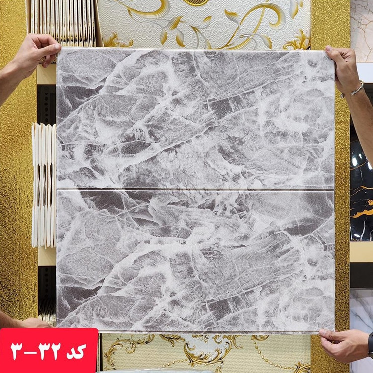 دیوارپوش فومی پشت چسبدار وارداتی کد 32-3 س 70در70 cm ضخامت 6میل