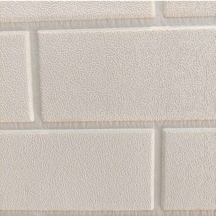 دیوارپوش فومی پشت چسبدار طرح آجری سفید صاف 70در70 cm ضخامت 4میل (پس کرایه)