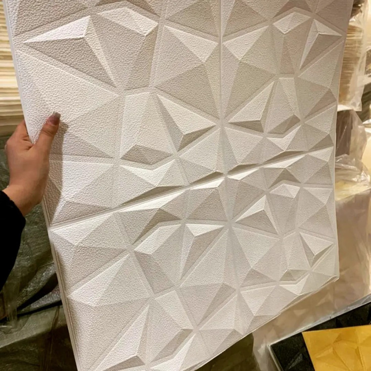 دیوارپوش فومی پشت چسبدار کریستالی 70در70 cm ضخامت 7میل (پسکرایه)