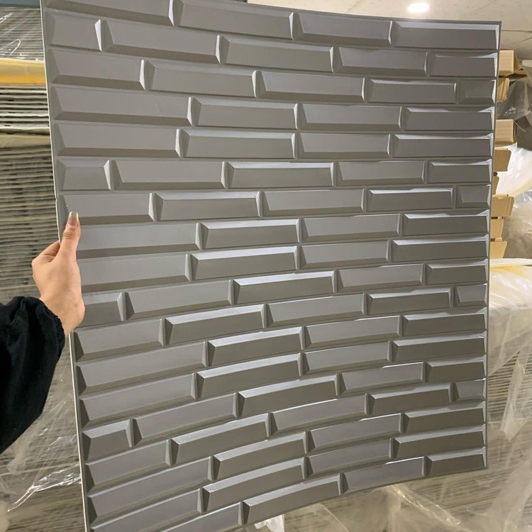 دیوارپوش فومی پشت چسبدار شمش ( آجر مشبک) سایز 70در77 cm ضخامت 7میل (پسکرایه)