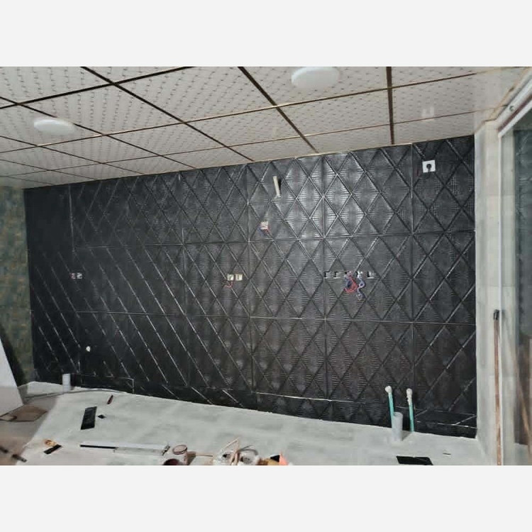 دیوارپوش فومی پشت چسبدار لوزی سایز 70در70 cm (پوست کروکودیل) ضخامت 7میل (پسکرایه)