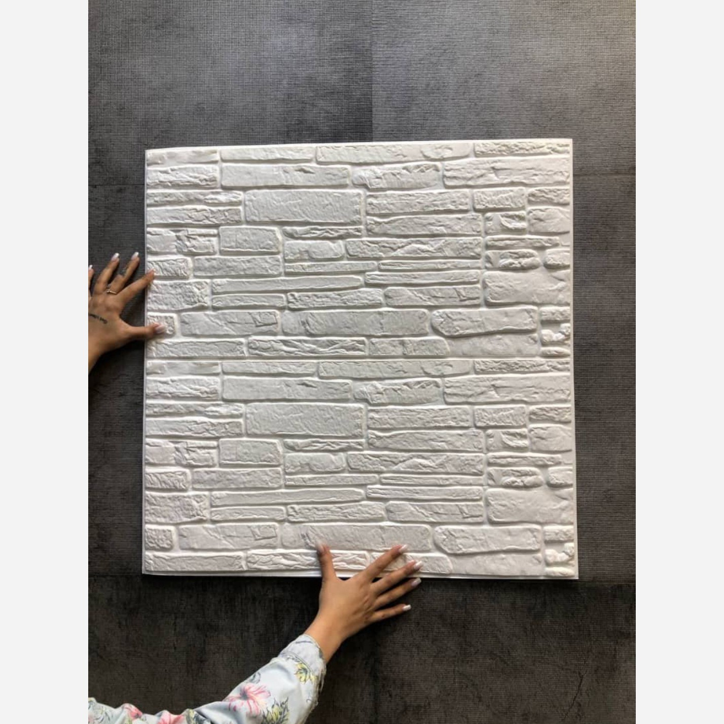 دیوارپوش فومی پشت چسبدار آجری آنتیک 70در70 cm ضخامت 7میل (پسکرایه)