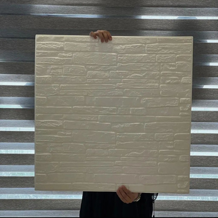 دیوارپوش فومی پشت چسبدار آجری آنتیک 70در70 cm ضخامت 7میل (پسکرایه)