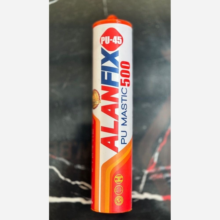 چسب ماستیک سیلیکونی غیراسیدی ALAN FIX 500 ماربل شیت و ترمووال درزگیر (پسکرایه)