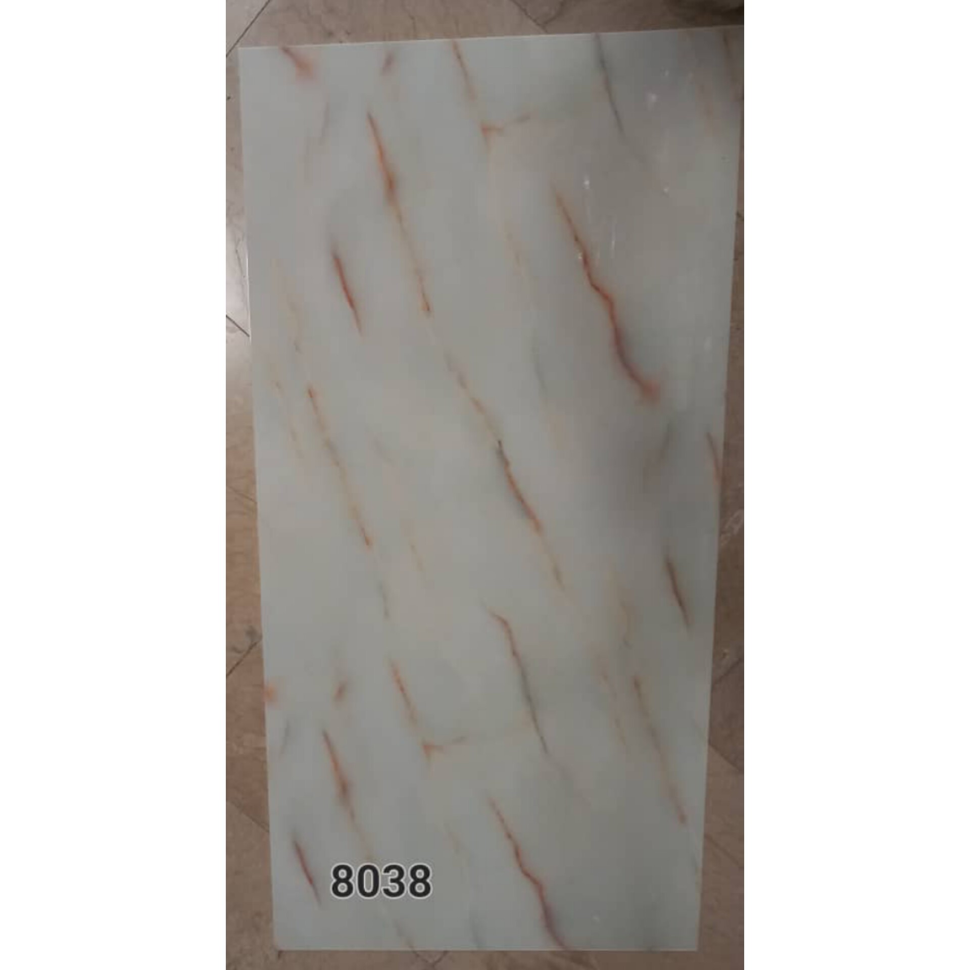 ماربل شیت کد 8038 ابعاد 60در120 cm ضخامت 2.5میل (پس کرایه)
