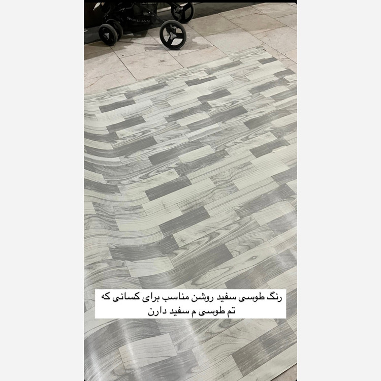 کفپوش رولی پشت موکتی (نمد مشکی) کد 2014 عرض 2متر(پسکرایه)