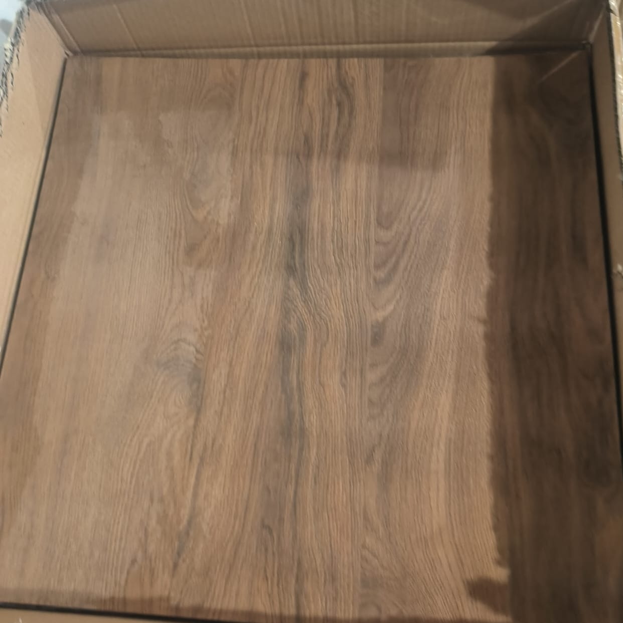 دیوار پوش فوم ماربل طرح چوب کد 111 ماربلشیت پشت چسبدار 60در60 (پسکرایه)