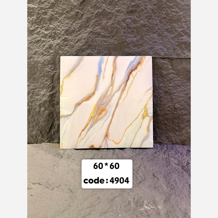 دیوار پوش ماربل کد 4904 پشت چسبدار(سطح صاف) ابعاد 60در60 (پسکرایه)
