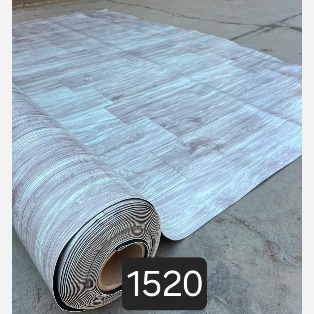 کفپوش رولی پشت موکتی (نمد مشکی) کد 1520 عرض 2متر (پسکرایه)