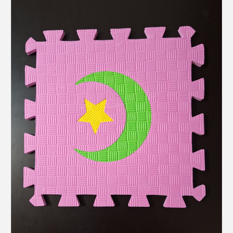 کفپوش تاتامی کودک ابعاد 33در33 cm (مدل اشکال) بسته 9تایی جمعاً یک مترمربع (پسکرایه)