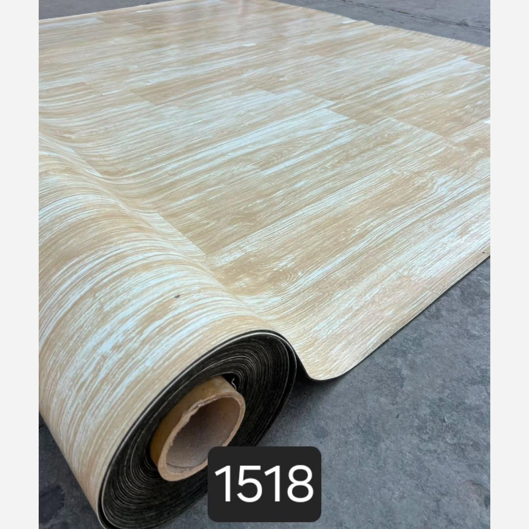 کفپوش رولی پشت موکتی (نمد مشکی) کد 1518 عرض 2متر (پسکرایه)