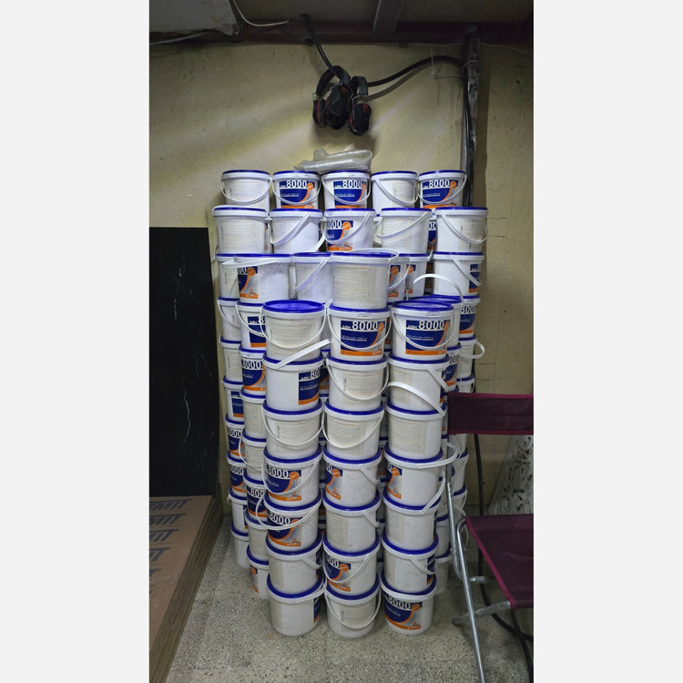 چسب خمیری کفپوش مدل آلان فیکس 8000 سطل 10 کیلویی (پسکرایه)