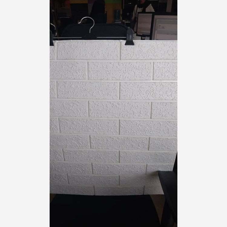 دیوارپوش فومی پشت چسبدار آجر خشتی 70در77 cm ضخامت 8میل (پسکرایه)