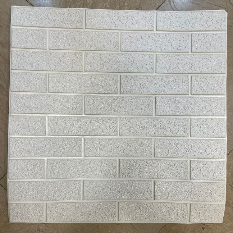 دیوارپوش فومی پشت چسبدار آجر خشتی 70در77 cm ضخامت 8میل (پسکرایه)