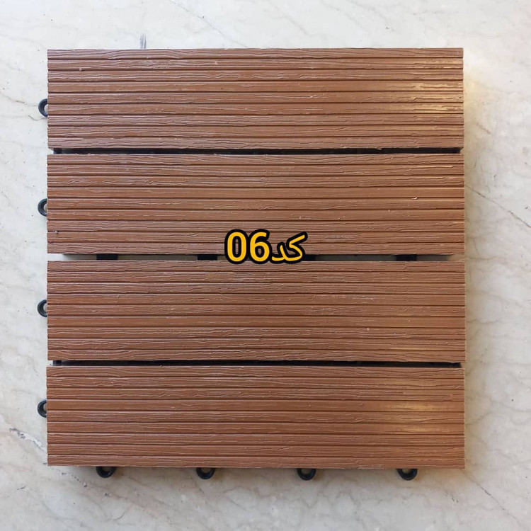 تایل چوب پلاست کد 06 ابعاد 30در30 cm (پسکرایه)